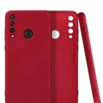 Uray store Huawei Y6P Kılıf First Silikon - Bordo