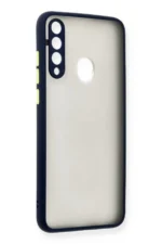 Uray store Huawei Y6P Kılıf Montreal Silikon Kapak - Lacivert - Görsel 2