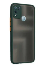 Uray store İnfinix Hot 10 Play Kılıf Montreal Silikon Kapak - Yeşil - Görsel 2