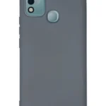 Uray store İnfinix Hot 10 Play Kılıf Nano içi Kadife Silikon - Gri