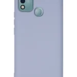 Uray store İnfinix Hot 10 Play Kılıf Nano içi Kadife Silikon - Lila
