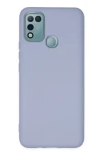Uray store İnfinix Hot 10 Play Kılıf Nano içi Kadife Silikon - Lila