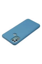 Uray store İnfinix Hot 10 Play Kılıf Nano içi Kadife Silikon - Mavi - Görsel 5