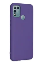 Uray store İnfinix Hot 10 Play Kılıf Nano içi Kadife Silikon - Mor - Görsel 2