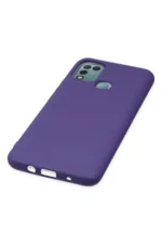 Uray store İnfinix Hot 10 Play Kılıf Nano içi Kadife Silikon - Mor - Görsel 4