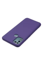 Uray store İnfinix Hot 10 Play Kılıf Nano içi Kadife Silikon - Mor - Görsel 5