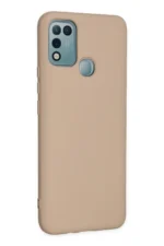 Uray store İnfinix Hot 10 Play Kılıf Nano içi Kadife Silikon - Pudra - Görsel 2