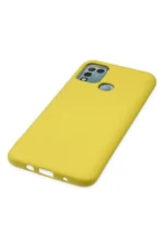 Uray store İnfinix Hot 10 Play Kılıf Nano içi Kadife Silikon - Sarı - Görsel 4
