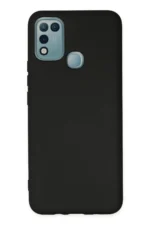 Uray store İnfinix Hot 10 Play Kılıf Nano içi Kadife Silikon - Siyah