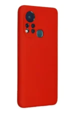 Uray store İnfinix Hot 11s Kılıf Nano içi Kadife Silikon - Kırmızı - Görsel 2