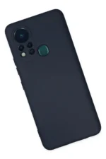 Uray store İnfinix Hot 11s Kılıf Nano içi Kadife Silikon - Lacivert - Görsel 2