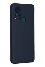 Uray store İnfinix Hot 11s Kılıf Nano içi Kadife Silikon - Lacivert