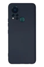 Uray store İnfinix Hot 11s Kılıf Nano içi Kadife Silikon - Lacivert - Görsel 3