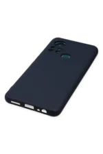 Uray store İnfinix Hot 11s Kılıf Nano içi Kadife Silikon - Lacivert - Görsel 4