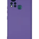 Uray store İnfinix Hot 11s Kılıf Nano içi Kadife Silikon - Mor