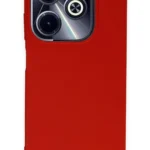 Uray store İnfinix Hot 40i Kılıf First Silikon - Kırmızı
