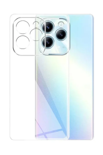 Uray store İnfinix Hot 40i Kılıf Lüx Şeffaf Silikon