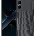 Uray store İnfinix Hot 50 4G Kılıf Auto Focus Karbon Kapak - Siyah