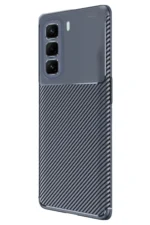 Uray store İnfinix Hot 50 Pro Plus 4G Auto Focus Karbon Kapak - Lacivert - Görsel 2