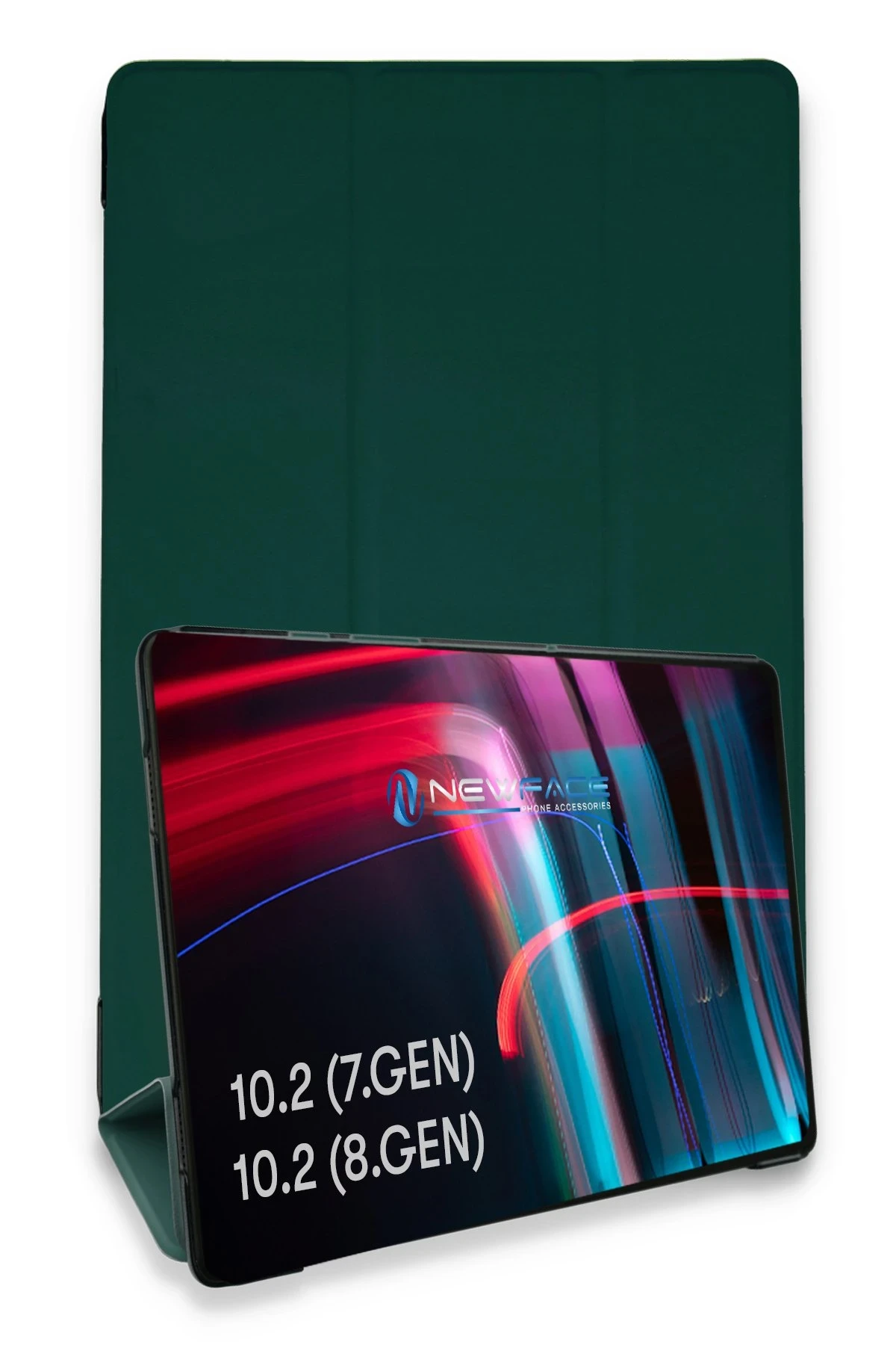 newface-ipad-102-7nesil-kilif-tablet-smart-kilif-koyu-yesil-default Uray store Apple iPad 10.2 (7.nesil) Kılıf Tablet Smart Kılıf - Koyu Yeşil - Görsel 1