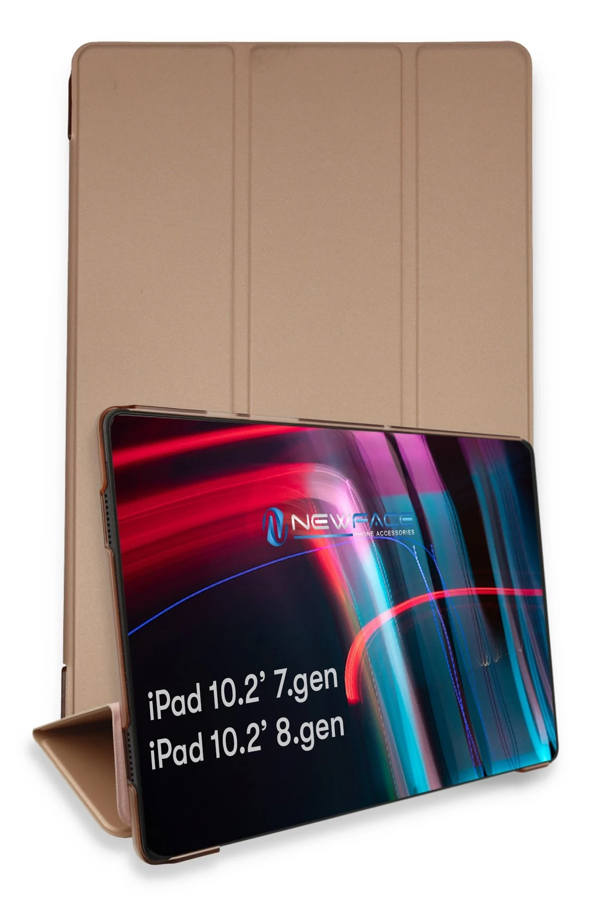 newface-ipad-102-7nesil-kilif-tablet-smart-kilif-rose-gold-default Uray store Apple iPad 10.2 (7.nesil) Kılıf Tablet Smart Kılıf - Rose Gold - Görsel 1