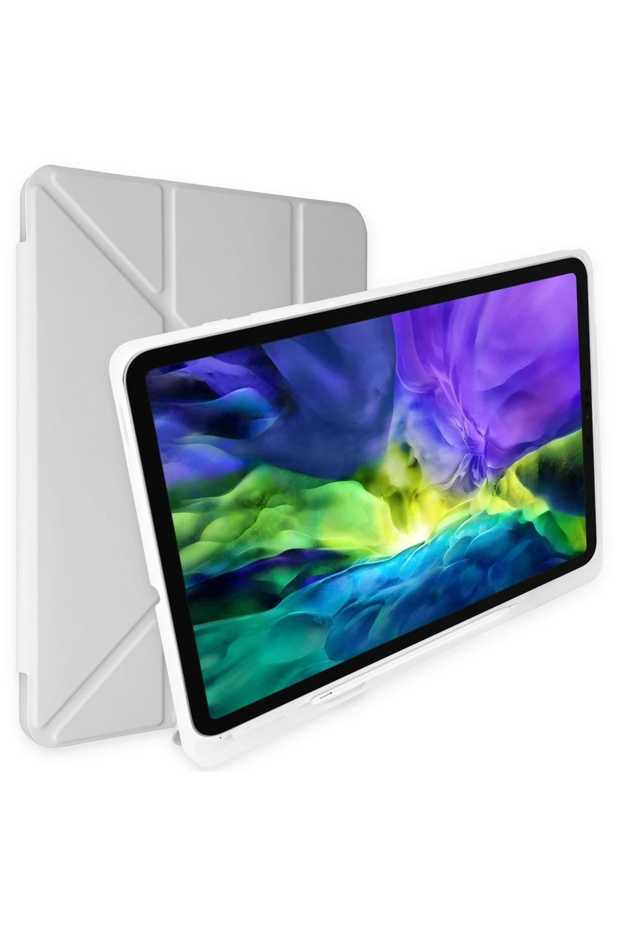newface-ipad-102-8nesil-kilif-kalemlikli-mars-tablet-kilifi-gri-default Uray store Apple iPad 10.2 (8.nesil) Kılıf Kalemlikli Mars Tablet Kılıfı - Gri - Görsel 1