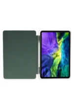 Uray store Apple iPad 10.2 (8.nesil) Kılıf Kalemlikli Mars Tablet Kılıfı - Koyu Yeşil - Görsel 5