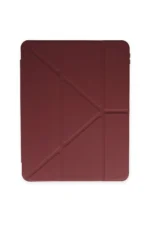 Uray store Apple iPad 10.2 (8.nesil) Kılıf Kalemlikli Mars Tablet Kılıfı - Mürdüm - Görsel 3