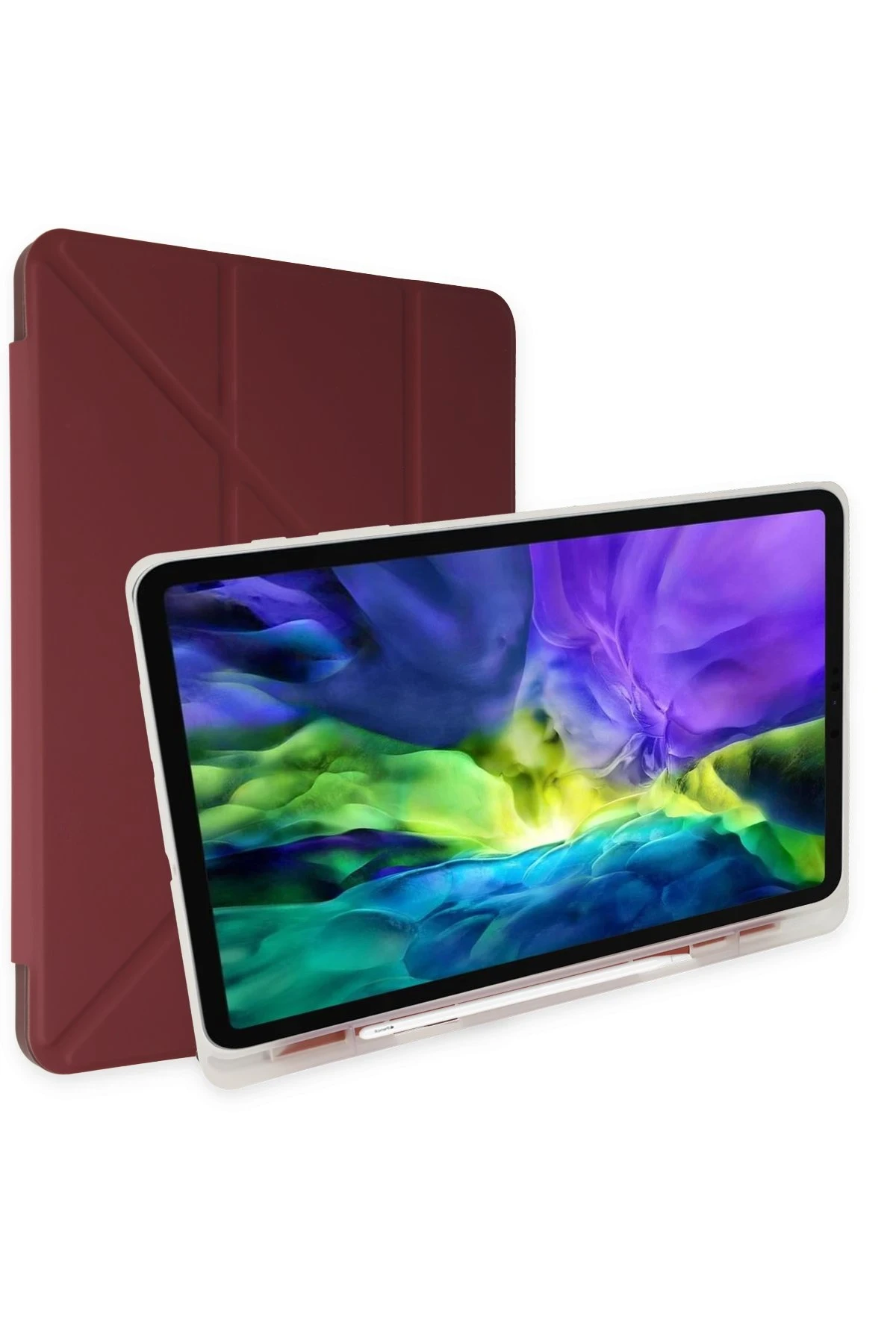 newface-ipad-102-8nesil-kilif-kalemlikli-mars-tablet-kilifi-mor-default Uray store Apple iPad 10.2 (8.nesil) Kılıf Kalemlikli Mars Tablet Kılıfı - Mürdüm - Görsel 1