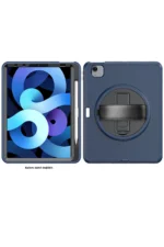 Uray store Apple iPad 2022 10.9 (10.nesil) Kılıf Hand Strap Tablet Kılıfı - Lacivert - Görsel 2