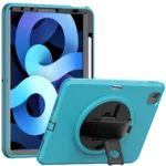 Uray store Apple iPad 2022 10.9 (10.nesil) Kılıf Hand Strap Tablet Kılıfı - Turkuaz