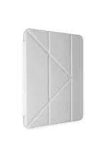 Uray store Apple iPad 2022 10.9 (10.nesil) Kılıf Kalemlikli Mars Tablet Kılıfı - Gri - Görsel 4