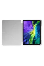 Uray store Apple iPad 2022 10.9 (10.nesil) Kılıf Kalemlikli Mars Tablet Kılıfı - Gri - Görsel 5