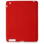 Uray store Apple iPad 4 9.7 Kılıf Evo Tablet Silikon - Kırmızı
