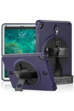 Uray store Apple iPad 5 Air 9.7 Kılıf Strap-C Otterbox Tablet Kapak - Lacivert