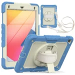 Uray store Apple iPad 5 Air 9.7 Kılıf Strap New Tablet Kapak - Mavi