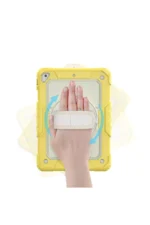 Uray store Apple iPad 5 Air 9.7 Kılıf Strap New Tablet Kapak - Sarı - Görsel 3