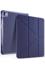 Uray store Apple iPad Air 13 (2024) Kılıf Kalemlikli Mars Tablet Kılıfı - Lacivert