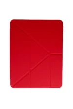 Uray store Apple iPad Air 4 10.9 Kılıf Kalemlikli Mars Tablet Kılıfı - Kırmızı - Görsel 2