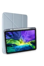 Uray store Apple iPad Air 4 10.9 Kılıf Kalemlikli Mars Tablet Kılıfı - Mavi