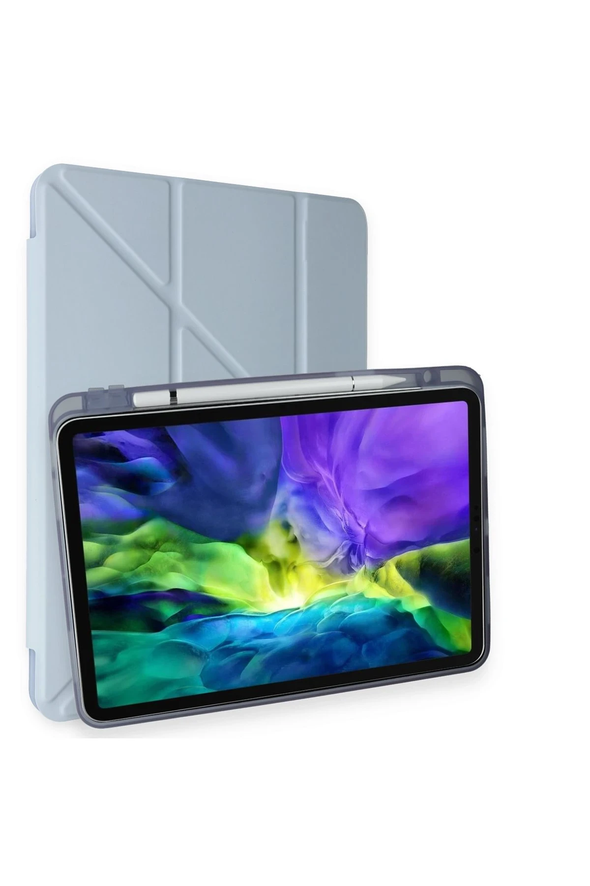 newface-ipad-air-4-109-kilif-kalemlikli-mars-tablet-kilifi-mavi-default Uray store Apple iPad Air 4 10.9 Kılıf Kalemlikli Mars Tablet Kılıfı - Mavi - Görsel 1