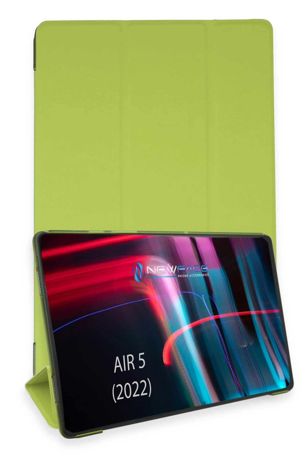 newface-ipad-air-5-2022-kilif-tablet-smart-kilif-acik-yesil-default Uray store Apple iPad Air 5 (2022) Kılıf Tablet Smart Kılıf - Açık Yeşil - Görsel 1