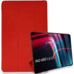 Uray store Apple iPad Mini 3 Kılıf Tablet Smart Kılıf - Kırmızı