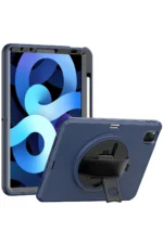 Uray store Apple iPad Pro 11 (2018) Kılıf Hand Strap Tablet Kılıfı - Lacivert