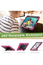 Uray store Apple iPad Pro 11 (2020) Kılıf Pars Tablet Kapak - Pembe - Görsel 4