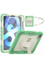 Uray store Apple iPad Pro 11 (2020) Kılıf Strap New Tablet Kapak - Yeşil