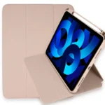 Uray store Apple iPad Pro 11 (2021) Kılıf Starling 360 Kalemlikli Tablet Kılıf - Rose Gold