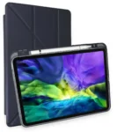 Uray store Apple iPad Pro 11 (2024) Kılıf Kalemlikli Mars Tablet Kılıfı - Lacivert
