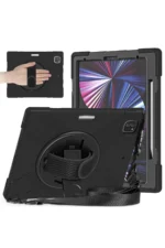 Uray store Apple iPad Pro 12.9 (2020) Kılıf Amazing Tablet Kapak - Siyah