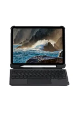 Uray store Apple T5209D iPad Pro 12.9 (2021) Kılıf İnter Ledli Klavyeli Tablet Kılıfı - Siyah - Görsel 6